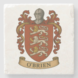 O'Brien Familjevapen Nyckelring Stenunderlägg