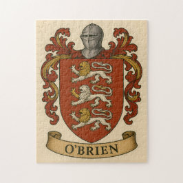 O'Brien Familjevapen Silverpläterad Pussel