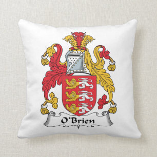 O'Brien familjvapensköld Kudde