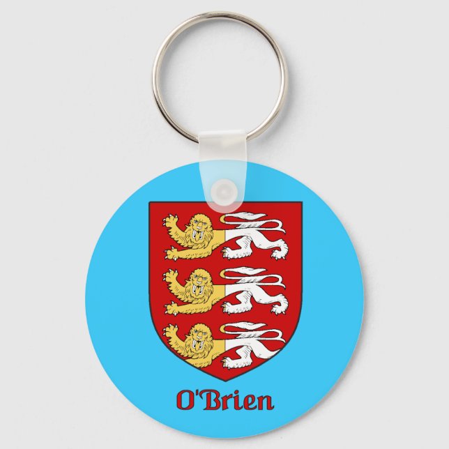 O'Brien Family Shield Keychain Nyckelring (Framsida)