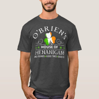 OBrien House of Shenanigans St patricks day T Shirt