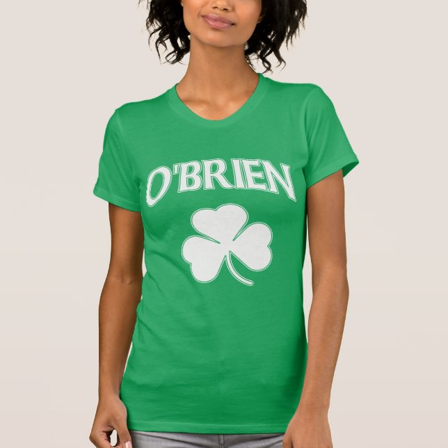 O'Brien irländareShamrock T Shirt (Framsida)