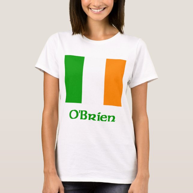 O'Brien irländsk flagga Tee (Framsida)