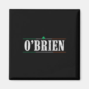 O'brien irländskt namn - St Patricks Day familjema Magnet