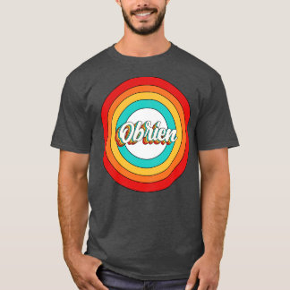 Obrien Namn Shirt Vintage Obrien Circle T