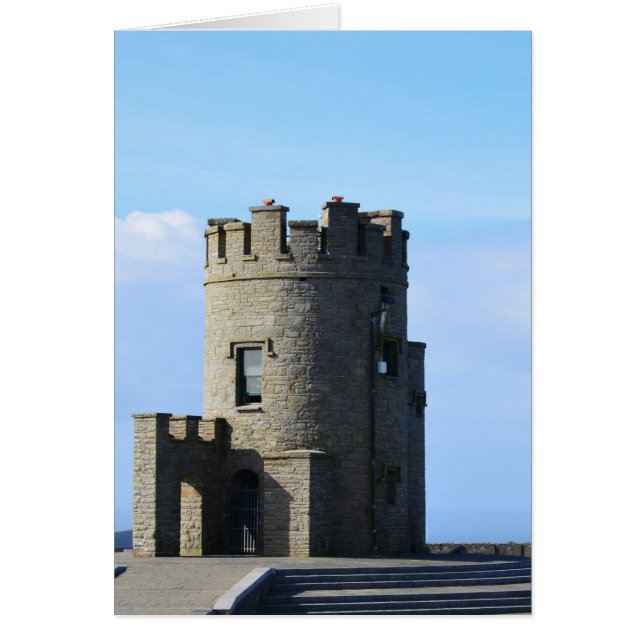 O'Brien's Torn på Moher klippor Hälsningskort (Framsidan)