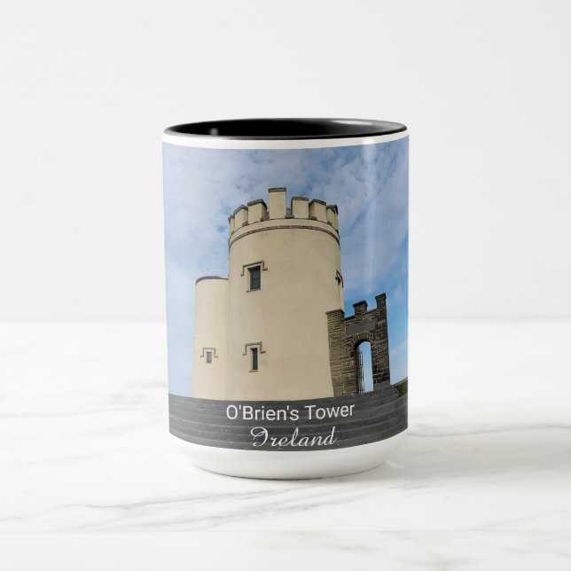 O'Brien's Tower Ireland Souvenir Coffee Cup Mugg (Center)