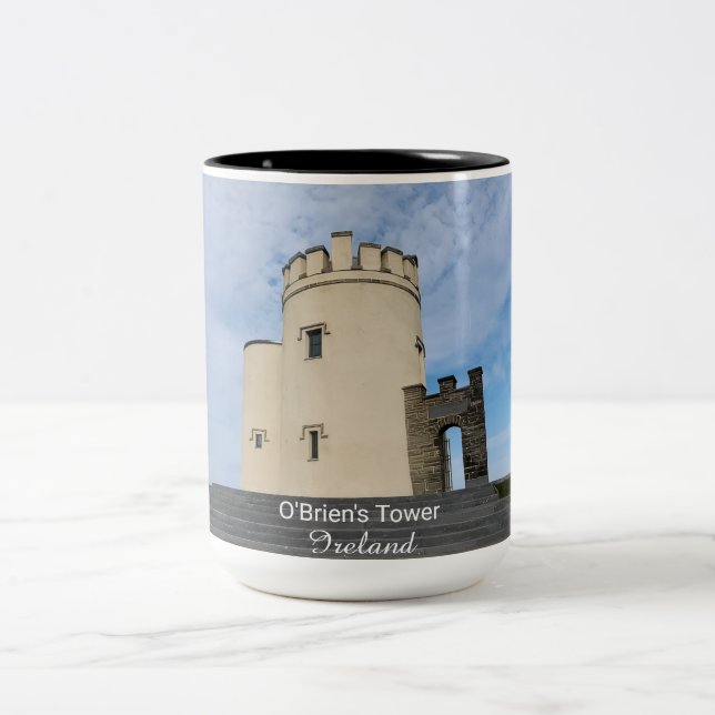O'Brien's Tower Ireland Souvenir Coffee Cup Två-Tonad Mugg (Center)