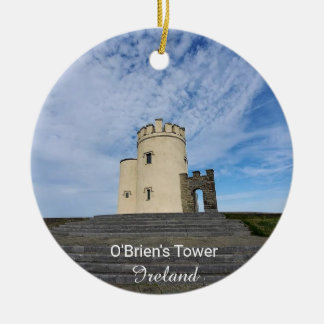 O'Brien's Tower Irland present Julgransprydnad Keramik