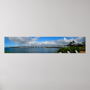 Öbro, Pearl Harbour, Hawaii Poster