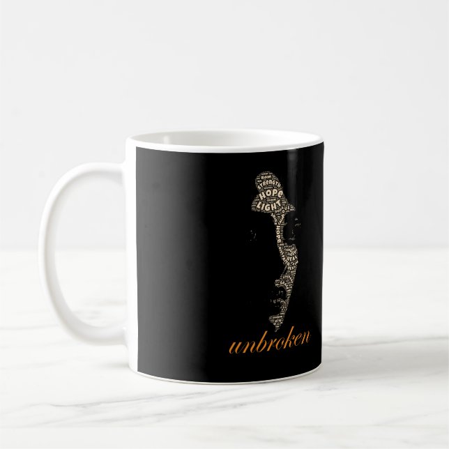 Obrottlig Kvinna Typografi Kaffemugg (Vänster)