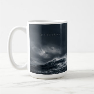 Obrottlig - Mörk Stormig Ocean Estetisk Citat Kaffemugg