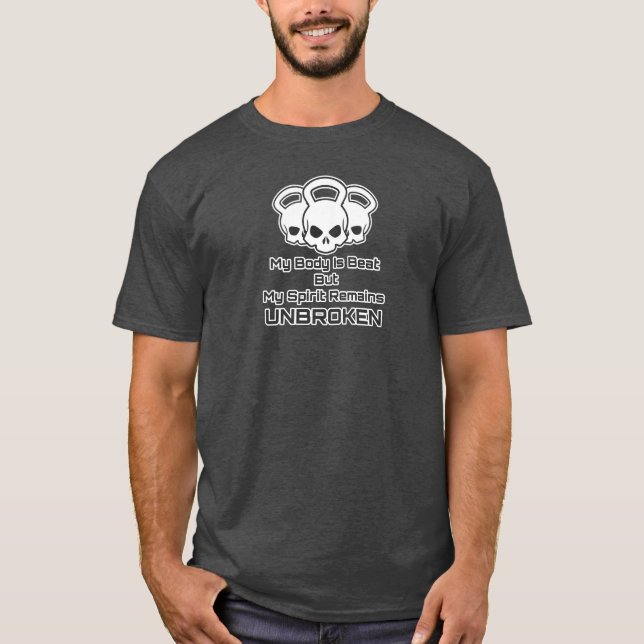 Obruten ande t-shirt (Framsida)