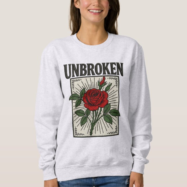Obruten konst av Ro-broider T Shirt (Framsida)