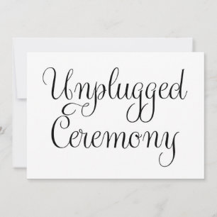 obrutet ceremoniektsskylt inbjudningar