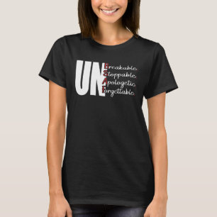 Obrutet Empowering Kvinnors Motiverande T Shirt