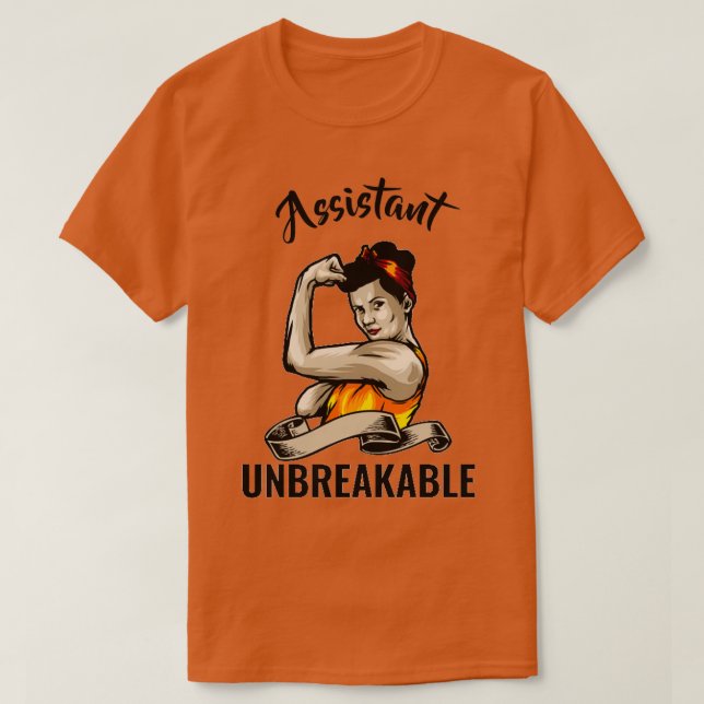 Obrytbar assistent från födelsedagspresent till As T Shirt (Design framsida)