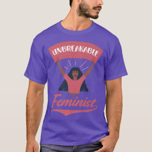 Obrytbar kvinnlig design för feminister 6013 t shirt