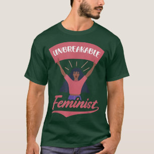 Obrytbar kvinnlig design för feminister 6015 t shirt