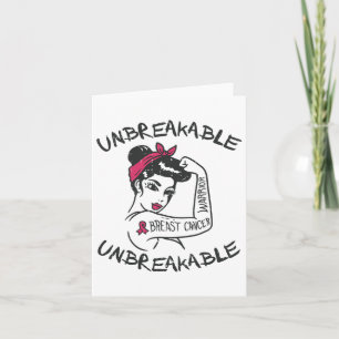 Obrytbar Rosa Breast Cancer Warrior Survivor Gi Kort