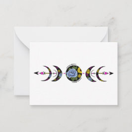 Obrytbara naturens cykel anteckningskort