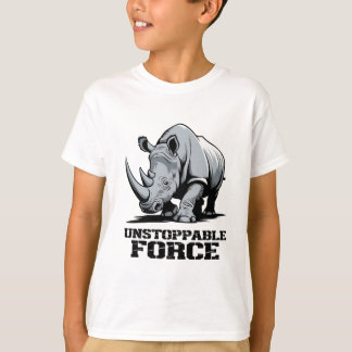 Obrytbara Rhino: Styrka och strömlös utan urlaknin T Shirt