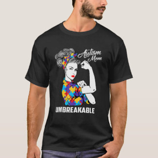 Obrytbara T-Autism-medvetande om Mamma 5 T Shirt