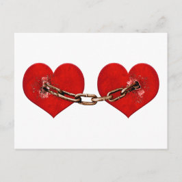 Obrytbart Kärlek-koncept Vykort