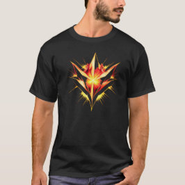 Obrytlig Modern Abstrakt Styrka Symbol T Shirt