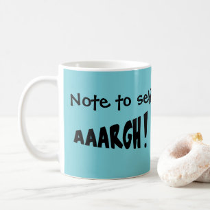 Obs! "AAARGH!" Kaffemugg