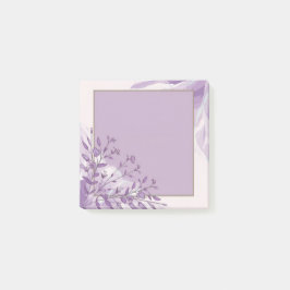 Obs! Bokför i-it-anteckningar för Lavender Bloom Post-it Block