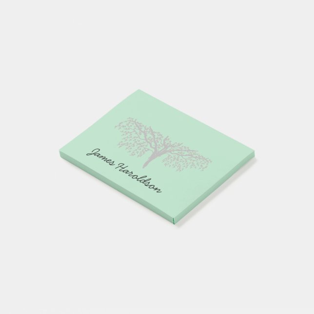 Obs! Familj Träd med Namn Post-it Block (Vinklad)