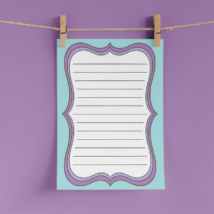 Obs! Inledande Linjer-anteckningar Post-it Block