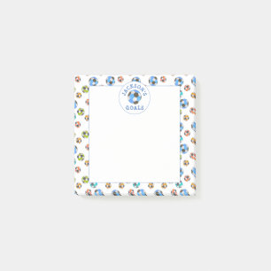 Obs! Obs! Färgstarka fotbollar för barn Post-it Block