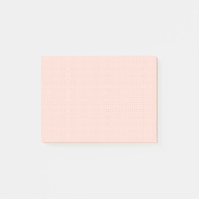 Obs! Rosa Light Dot Grid Post-it Notes (Framsida)