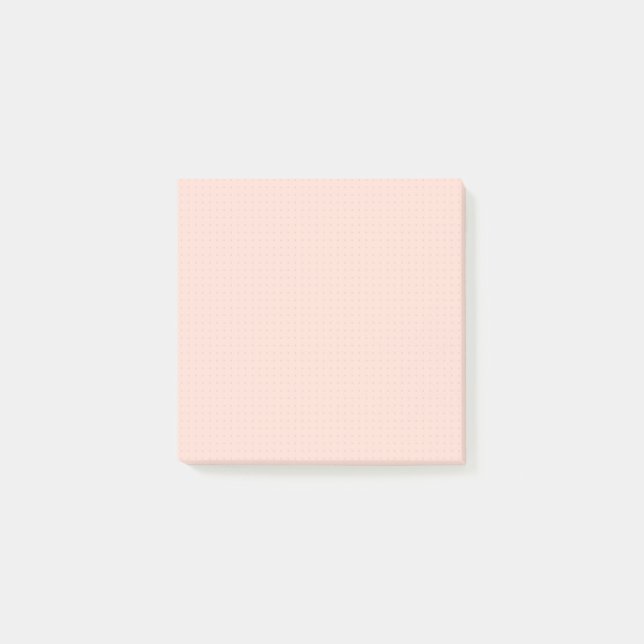 Obs! Rosa Light Dot Grid Post-it Notes (Framsida)