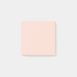 Obs! Warm Rosa Dot Grid Post-it Notes