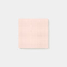 Obs! Warm Rosa Dot Grid Post-it Notes