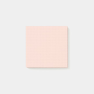 Obs! Warm Rosa Dot Grid Post-it Notes Block