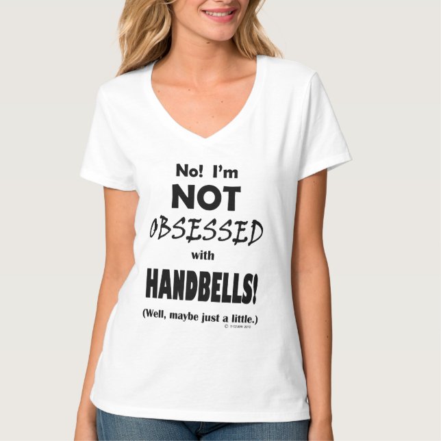 Obsatsade handklockor tee shirt (Framsida)