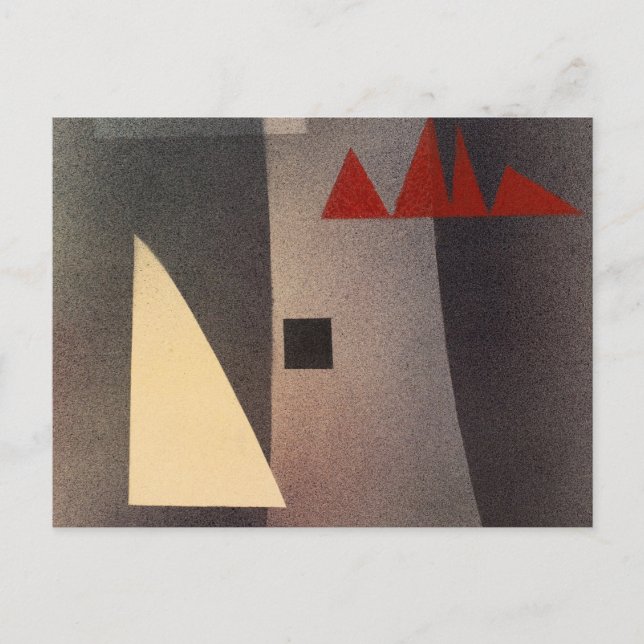 Obscure, 1930 av Wassily Kandinsky Vykort (Framsida)