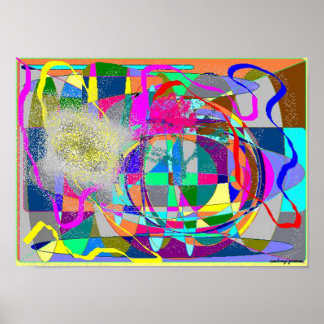 Obscured by Färg - Magic Öga Poster