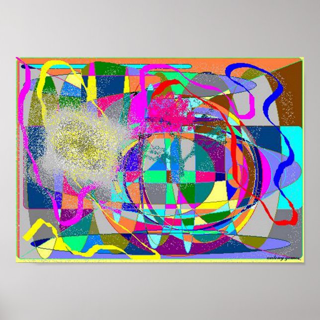 Obscured by Färg - Magic Öga Poster (Framsidan)