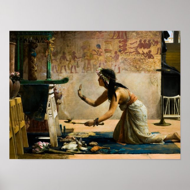 Obsequies of an Egyptian Cat, 1886 Poster (Framsidan)