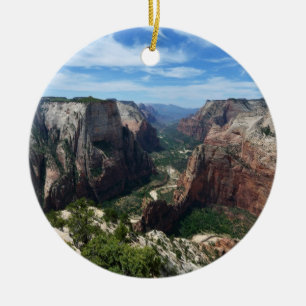 Observationen pekar i Zion nationalparkprydnad Julgransprydnad Keramik