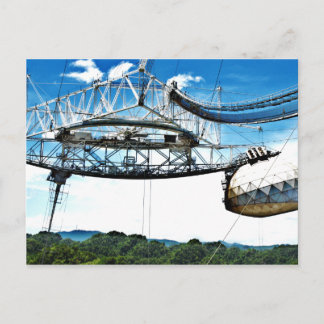 Observationscentrum för Puerto Rico-postkort VIIII Vykort