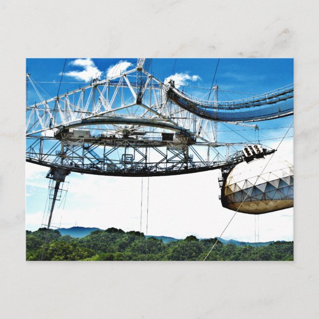 Observationscentrum för Puerto Rico-postkort VIIII Vykort (Framsida)