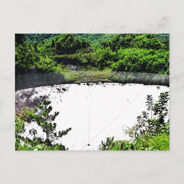 Observationscentrum för Puerto Rico-postkort XI Vykort (Framsida)