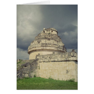 Observationsorganet El Caracol Mayan Hälsningskort