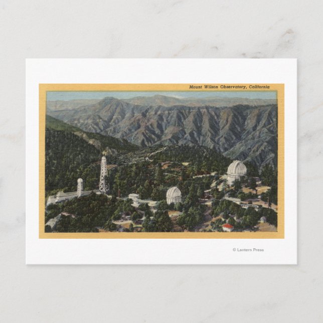 Observationsorganets flygvy vykort (Framsida)